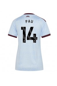 Aston Villa Pau Torres #14 Fotballdrakt Tredje Klær Dame 2026-27 Korte ermer